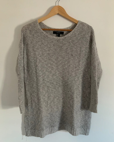 Forever21. Divino Sweater Gris Mujer. Talle S  #chi10