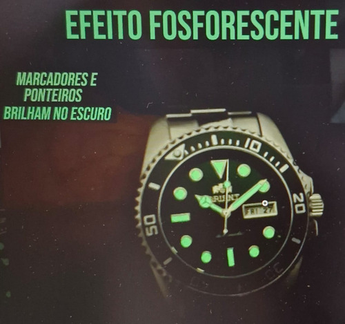 Relógio Orient Masculino Automático Verde F49ss027nh E1sx