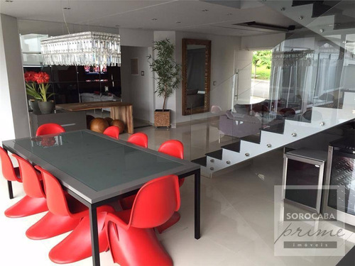 Imagem 7 de 30 de Sobrado Com 3 Dormitórios À Venda, 280 M² Por R$ 1.710.000 - Condomínio Mont Blanc - Sorocaba/sp, Próximo Ao Shopping Iguatemi. - So0021