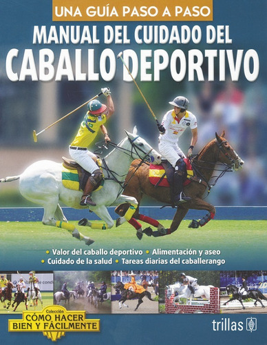 Libro Manual Del Cuidado Del Caballo Deportivo