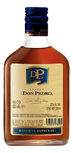 Pack De 12 Brandy Don Pedro Gran Reserva Especial 200 Ml