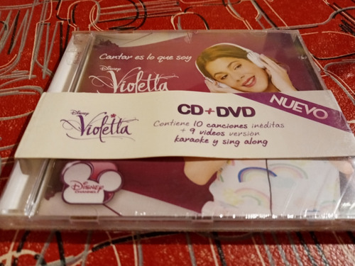 Violetta Cantar Es Lo Que Soy Cd + Dvd