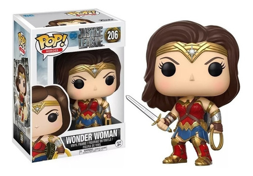 Pop! Mulher Maravilha Wonder Woman 206 | Dc Comics