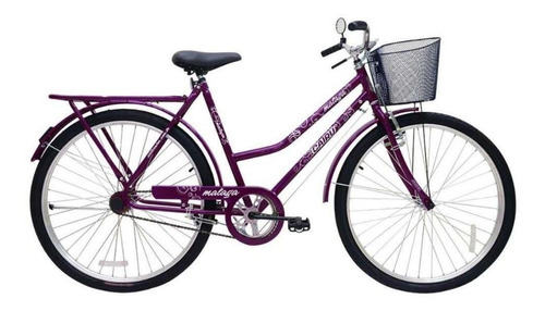 Imagem 1 de 4 de Bicicleta Cairu 26 Malaga R Dup C/ct Fem Violeta