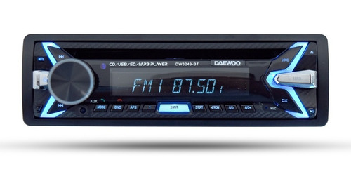 Daewoo Autoestereo Bluetooth Cd Usb Mp3 Player Dw-3249bt /e