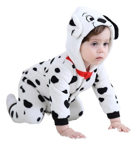 Wf Pijama Mameluco Anime Con Diseño Dálmatas Para Bebé