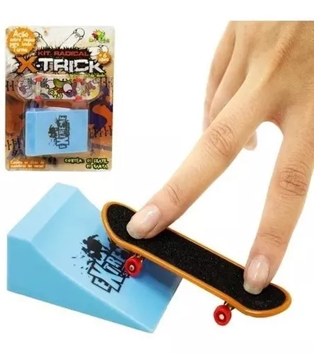 Skate De Dedo Com Rampa Barato Skate Fingerboard Radical Kid