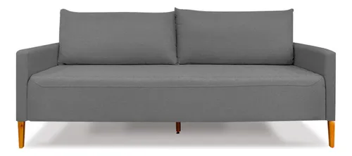 comprar Pufe Sofá Elegance Namoradeira Linho Para Recepção E Consultório\u002Fsala - Lv Moveis