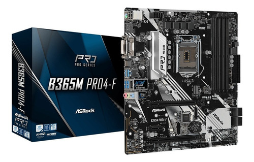 Tarjeta Madre Asrock B365m Pro4-f Intel Lga 1151 Micro Atx