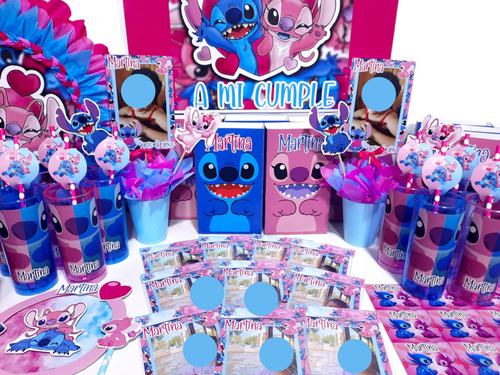 Cumpleaños Stitch Y Angela X25