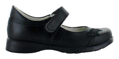 Nick & Wick Zapato Velcro Escolar Polipiel Negro Niña 81914