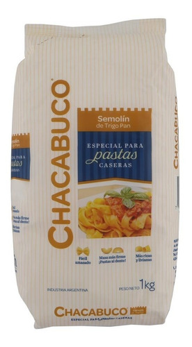 Semolin Chacabuco Pack 10 X 1 Kg