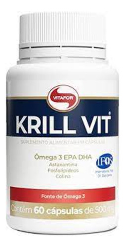 Krill Vit - Óleo De Krill 60 Caps Vitafor