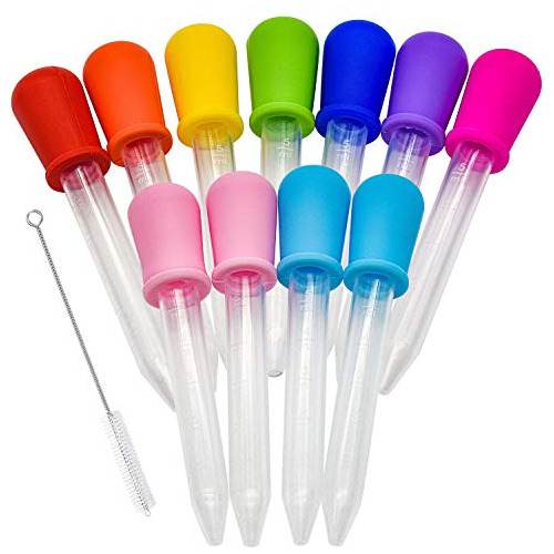 11 Piezas De Goteros Niños 5ml, Pipetas De Silicona Y ...