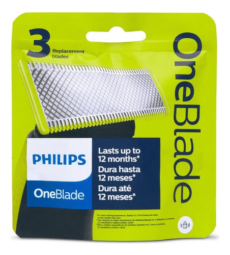 Cuchilla Recambio Philips Oneblade Qp230/51 Pack 3 Unidades