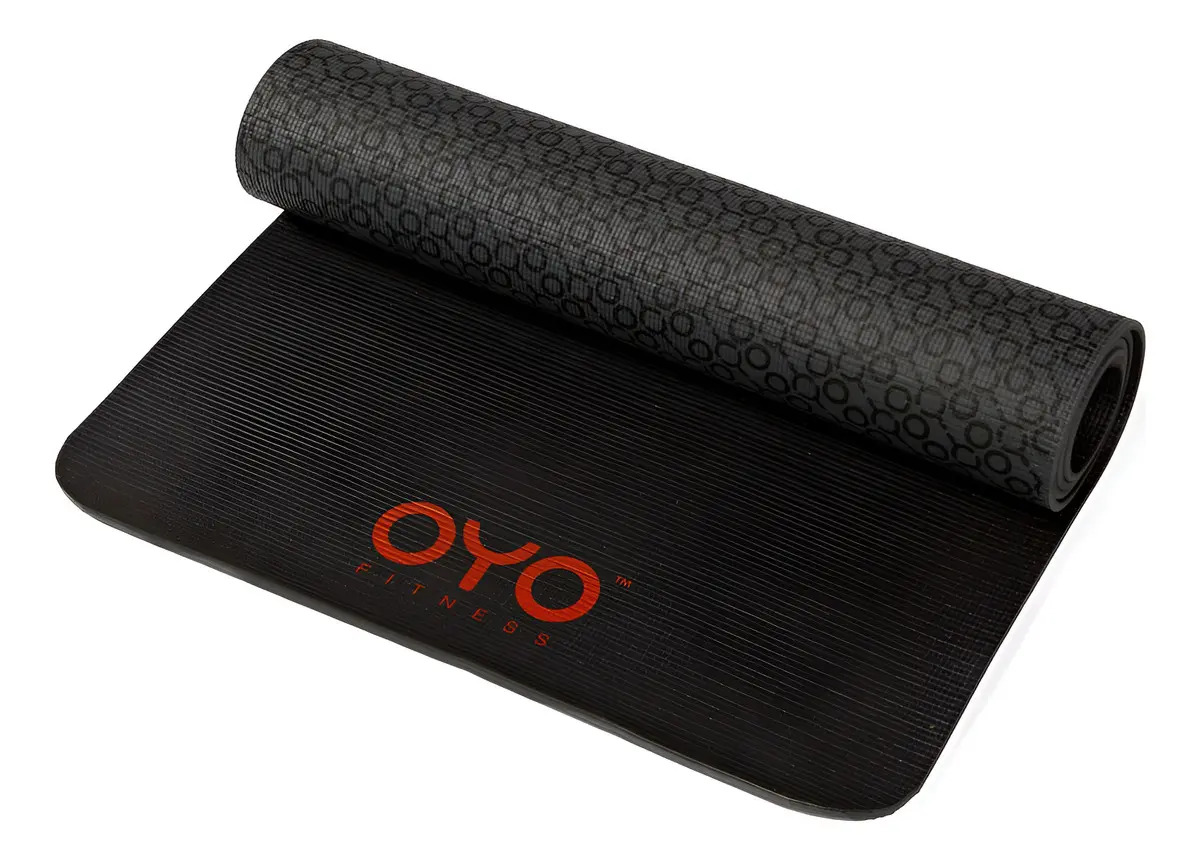 Tapete/tapete para exercícios Oyo Fitness Performance. Cor Preto