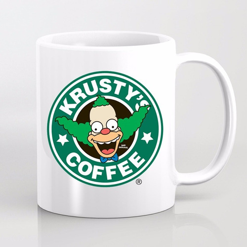 Taza Starbuks Krusty El Payaso  Simpsons