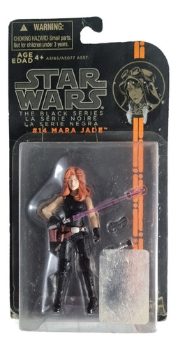 Figura Mara Jade Black Series #14 Año 2013 Empaque Maltratad
