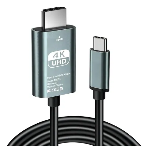 Cavo USB-C A HDMI 4K 30Hz – Adattatore Per TV, Monitor E Proiettore, Trasmissione Audio/Video, Perfetto Per Home Theater, Ufficio E Viaggi - 2
