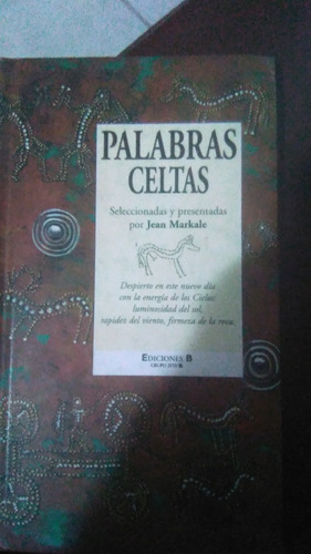 Palabras Celtas, Jean Markale, Libro Tapa Dura 