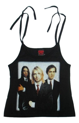 Nirvana Polo Top Mujer Tiras Ajustables Small [rockoutlet]