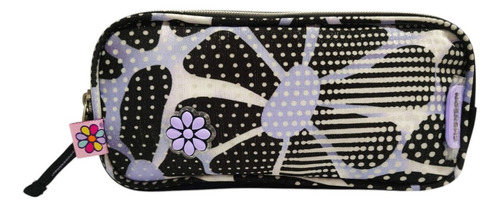 Lapicera Escolar Chenson Happy Girl Quiz Flores Para Niña Negro Flores