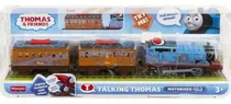 Comprar Tren  Thomas Con Anni Y Clarabel Talking Motorized Thomas Azul Claro
