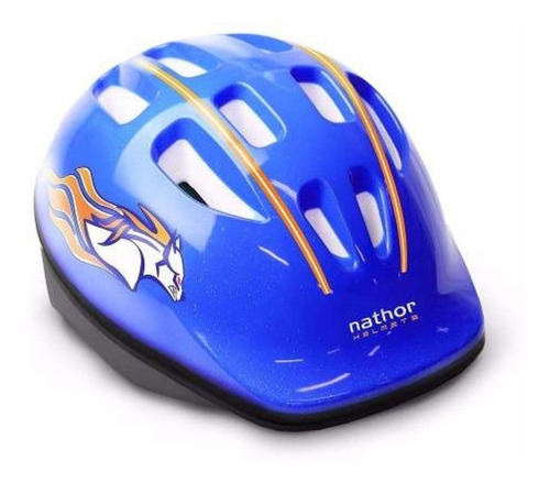 Capacete Infantil Azul Nathor