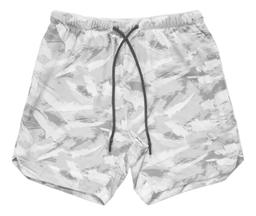 Short Deportivo Ejercicio Gym Slim Fit Elástico Hombre