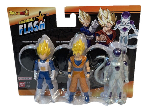 Dragon Ball Super Flash Series Saiyan Vegeta, Goku, Freezer