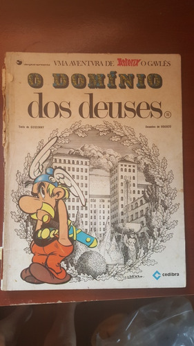 Livro Antigo Colecao Gibi Asterix O Domínio Dos Deuses
