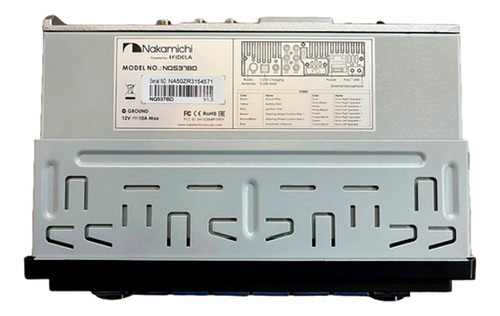 Som Automotivo 5 + Rádio Mp3/bt/usb Nq537bd Nakamichi