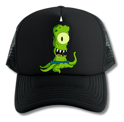 Gorra Trucker Kang Y Kodos Simpsons Black And White Serie Tv