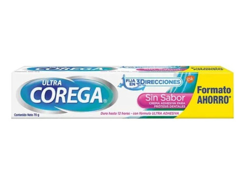  Corega Ultra Crema Sin Sabor 70g