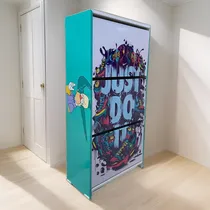 Comprar Mueblesuyy Zapateras Nike Color Negro