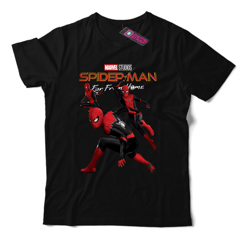 Remera Marvel Spiderman Hombre Araña Pelicula Mv34 Dtg