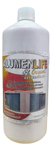 Limpiador Quimico Rojo Aluminlife 1 Litro Q-alumenlife _