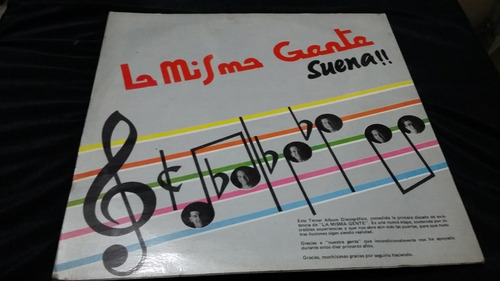 La Misma Gente Suena Lp Vinilo Salsa