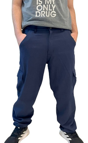 Pantalon Cargo Para Trabajo Marca Duk 6 Bolsillos Oferta