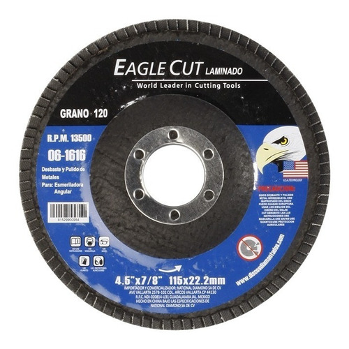 Disco Laminado Eagle Cut Grano 80 4.5 