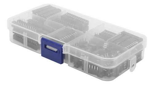 Kit De Surtido Ic, 66 Piezas, Enchufe Para Chips, Pin Plano,