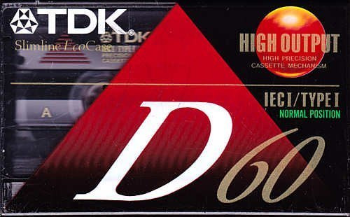 Tdk D6060-minute Cassettes: 5-pack