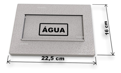 Visor Água Para Leitura Em Medidores Aço Galvanizado Pintura