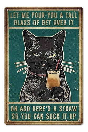 Carteles Con Forma De Gato Negro, Vintage Y Divertidos, Con