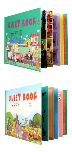 Libro Montessori Quiet Book Busy Book Pegar Libro Desarrollo