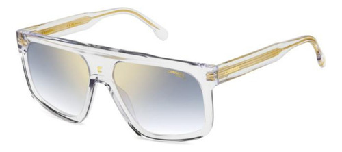 Lentes Solar Carrera 1061/s Colores Unisex Lente Blue Old Degraded Mirror Varilla 900 Crystal Armazón 900 Crystal