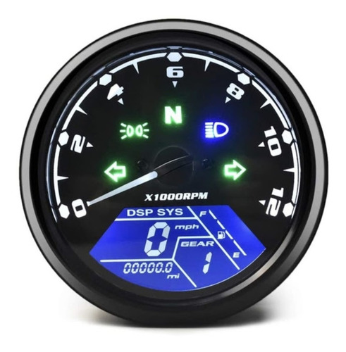 Tacómetro Velocímetro Digital Universal Moto Incluye Sensor