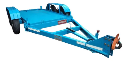 Trailer Usado Minicargador Autoelevador 4 Ton. Frenos Patent