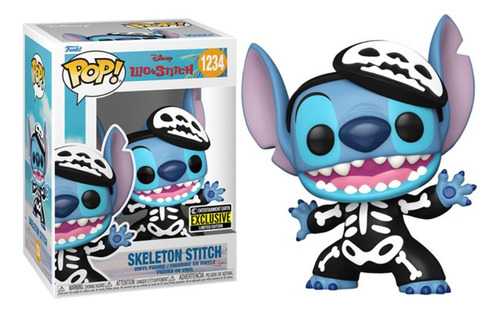 Stitch Skeleton Funko Pop Lilo & Stitch 1234 Exclusivo
