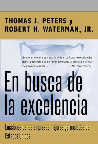 Libro: En Busca De La Excelencia (spanish Edition)
